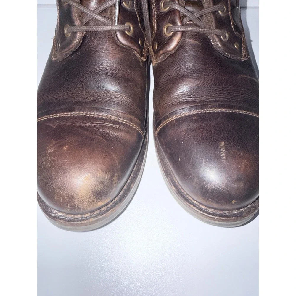 Pajar Track Men Ankle Zip‎ Boots Waterproof Leather Made in Portugal Size 45